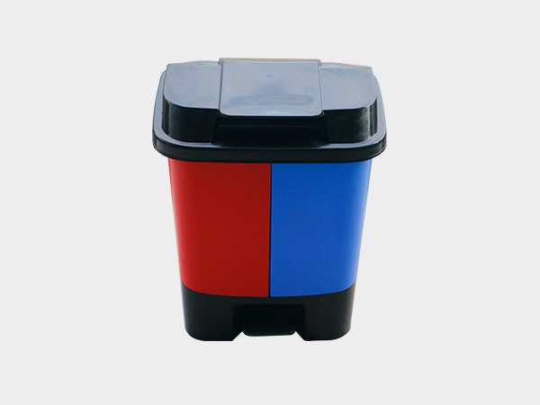 軒盛塑業40L塑料垃圾桶雙桶
