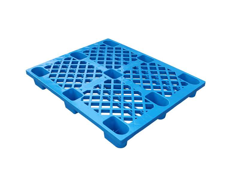 軒盛塑業1008網格九腳塑料托盤叉車